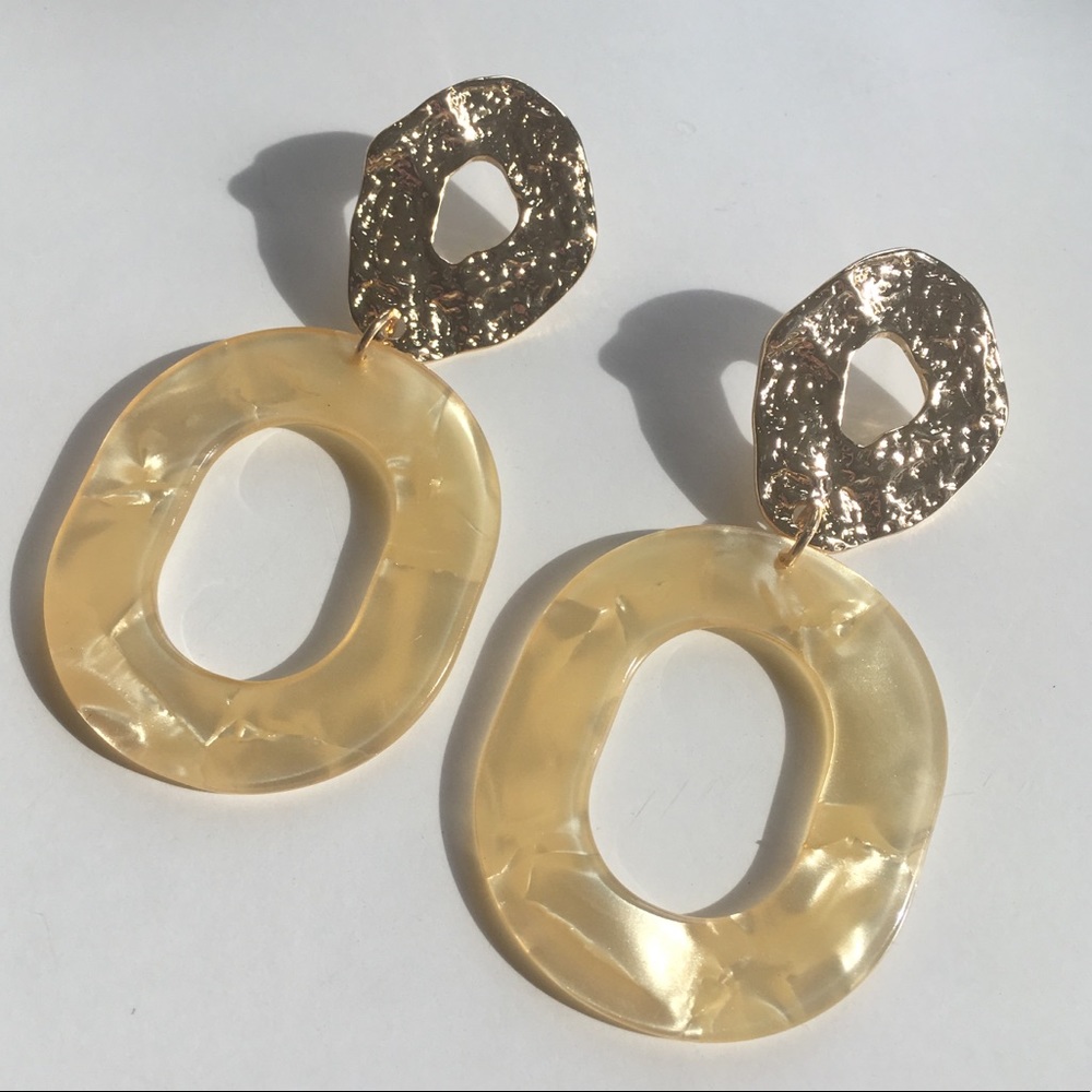 H&M Marble Statement Earrings 💫💫